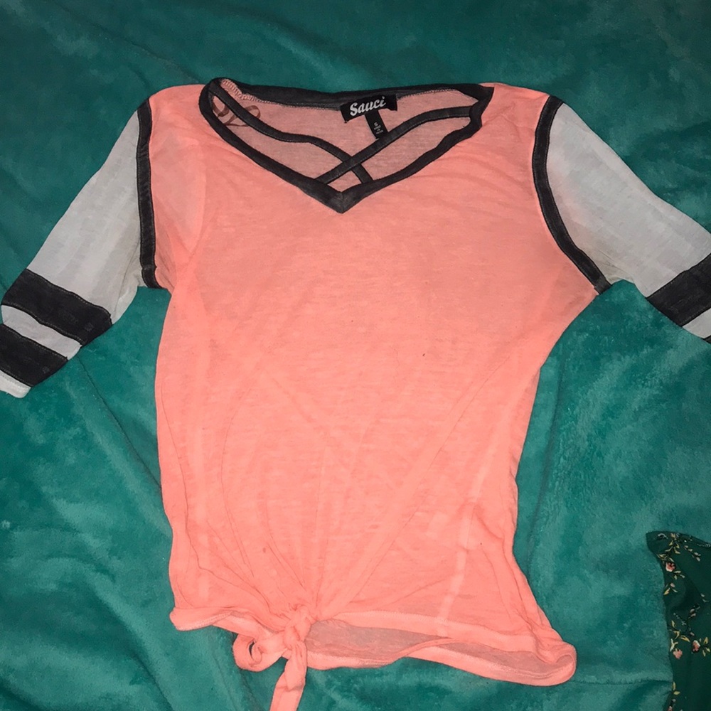 A see through shirt